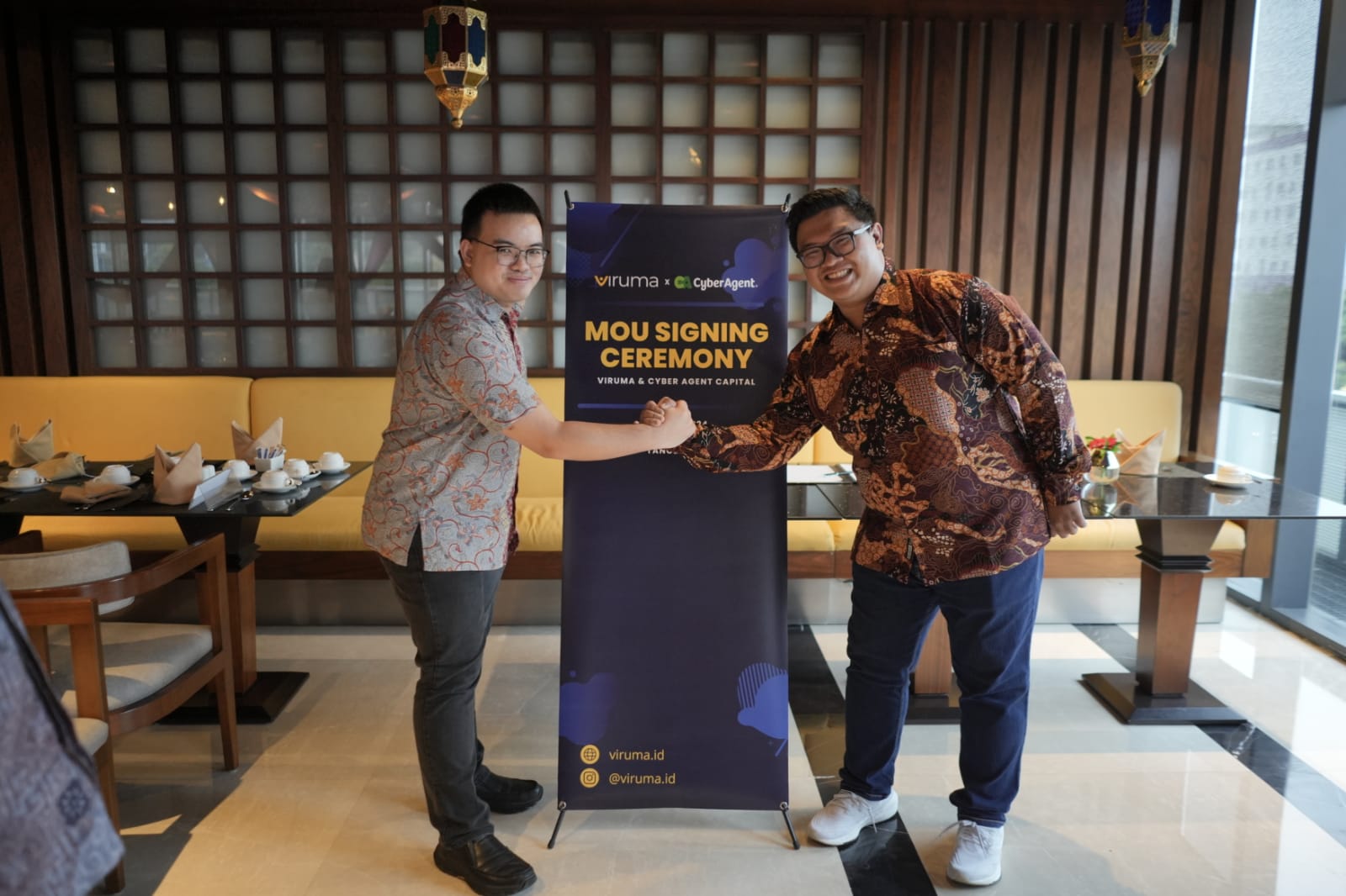 Perkuat Dukungan Bisnis, Viruma Indonesia Joint Venture dengan CyberAgent Capital Asal Jepang
